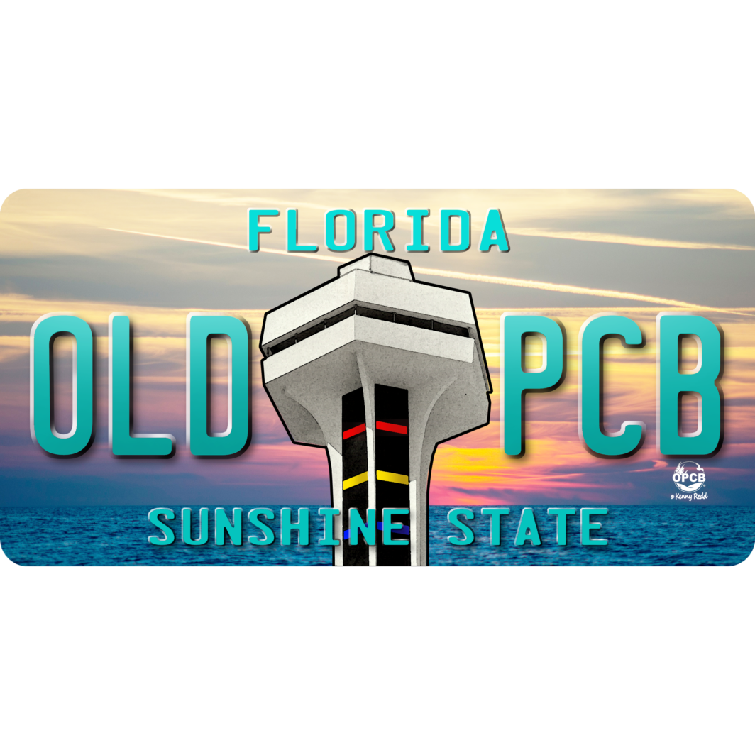 Old Panama City Beach Automotive Tag