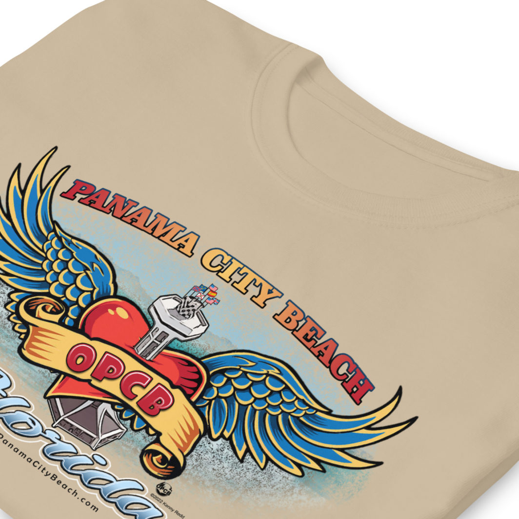 “I left My Heart on Old Panama City Beach” T-Shirt - Image 10